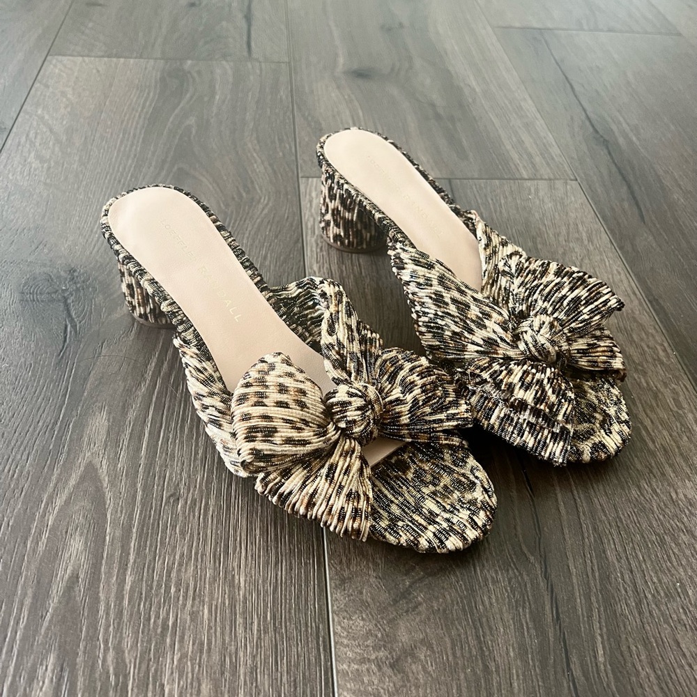 Loeffler Randall Leopard Sandal